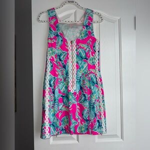 Lilly Pulitzer Pink and Blue Floral Dress